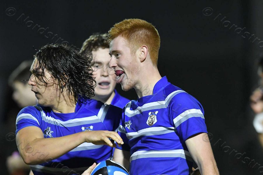 Wheaton Men\'s Rugby vs Mass Maritime.  Photo by Keith Nordstrom